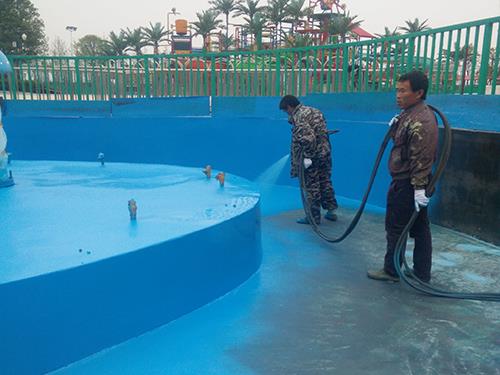水上樂園聚脲施工